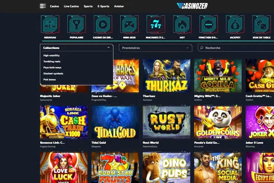 Cazinozer Casino : Découvrez nos Profits Bonifiés