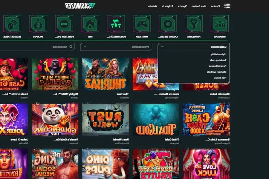 Cazinozer Casino - Inscription Nouvelle Compte Joueur